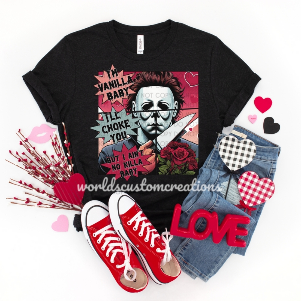 No Killa baby Michael Myers Valentines day tee